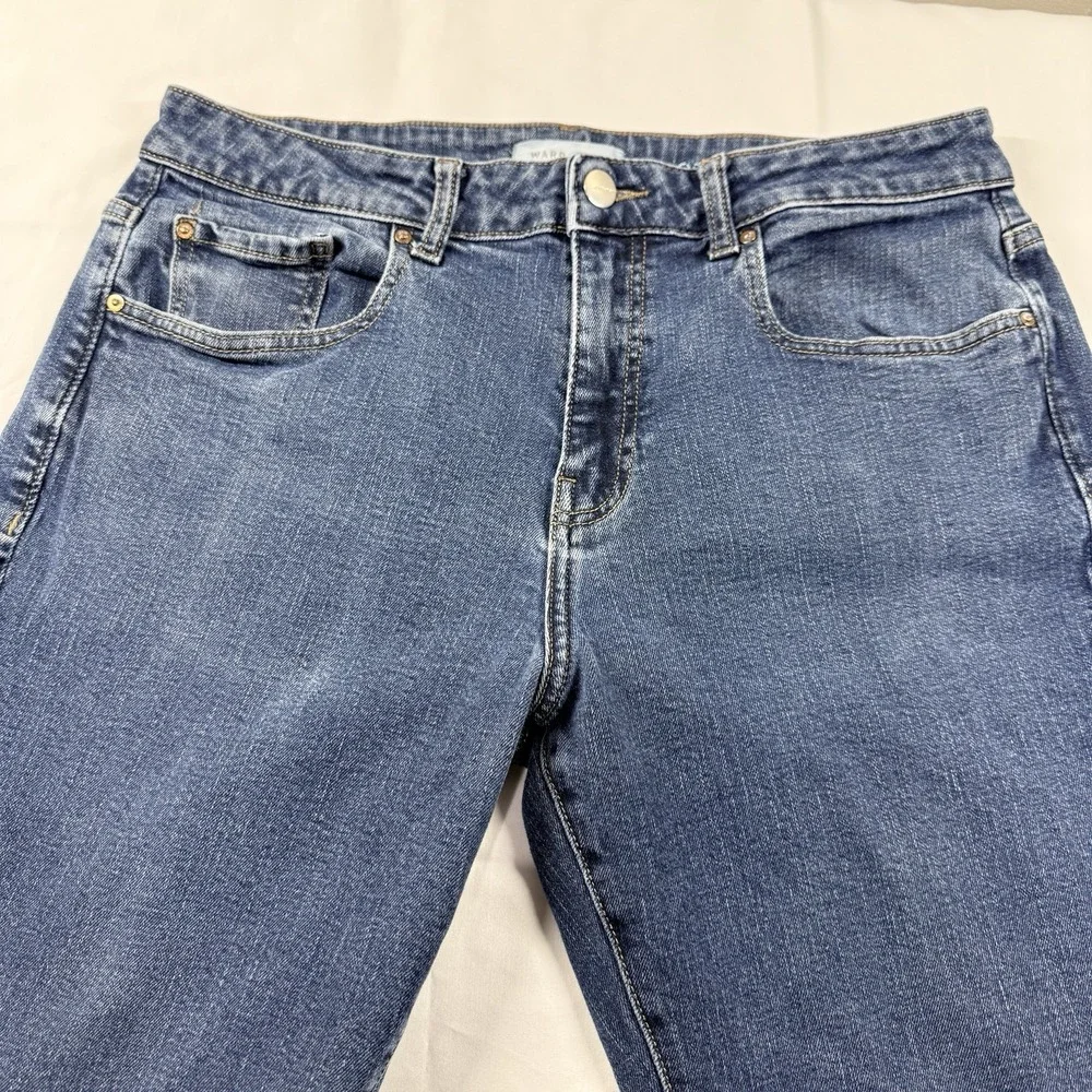 Warp + Weft ORD Chicago Straight‎ Jeans Mens 33x30 Undertow Stretch Denim Blue